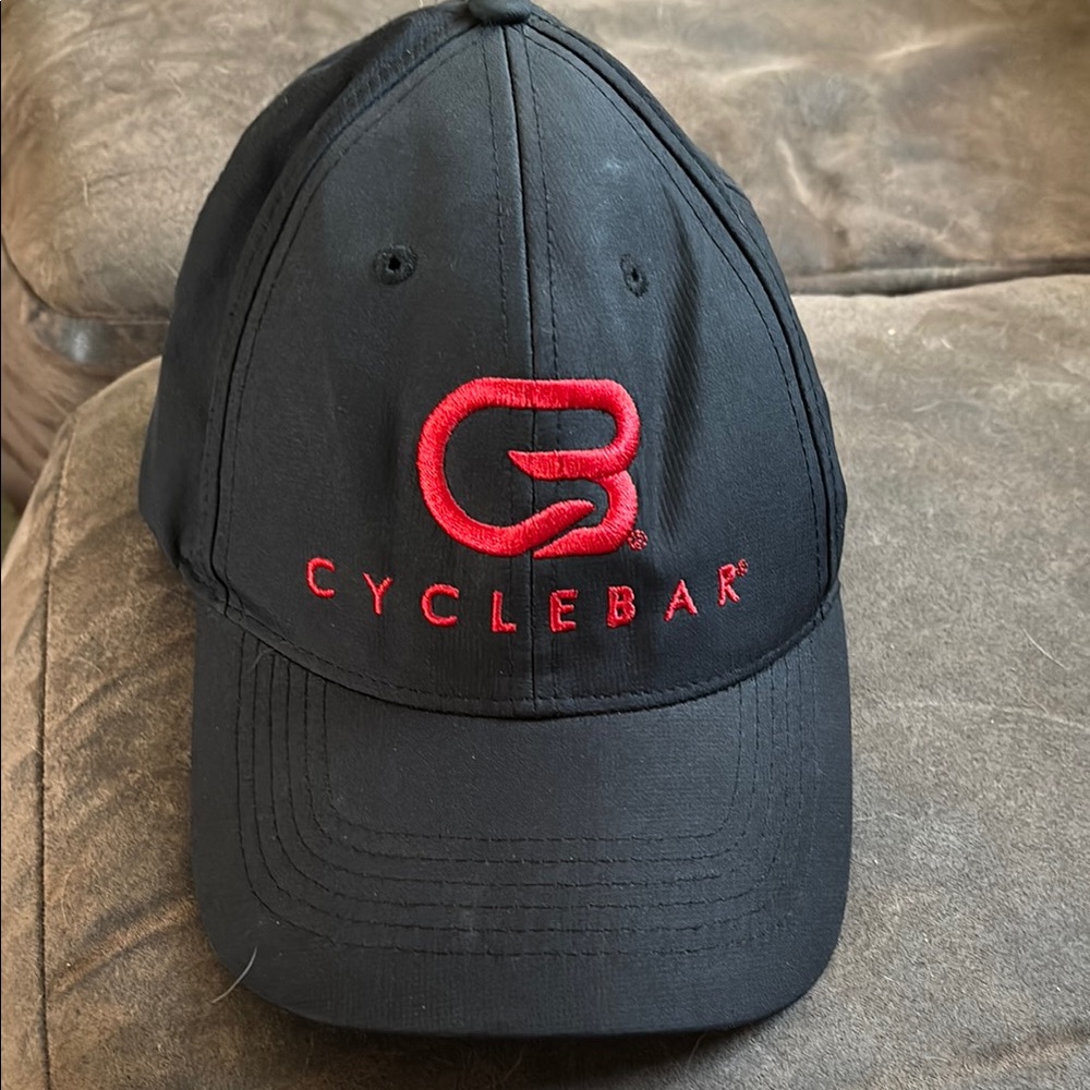 Cyclebar Black and Red Cap